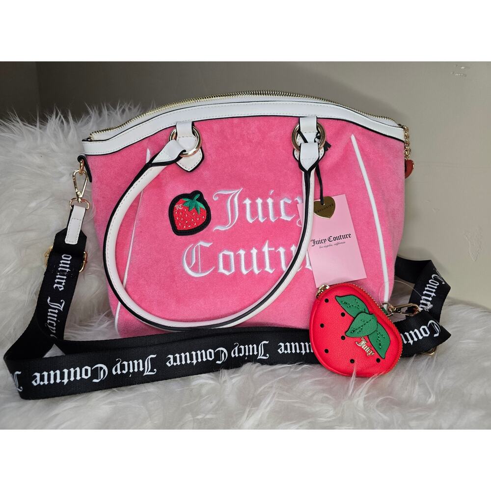 NWT Sweet N Juicy Juicy Couture Tote in Pink Lemonade